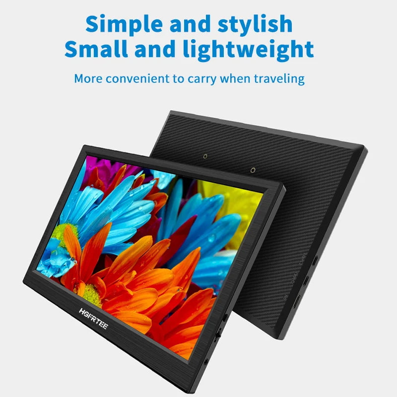 HGFRTEE 11.6inch Portable Monitor Gaming Extended Monitor HDMI-Compatible Laptop second screen For Switch/PS4/Raspberry Pi