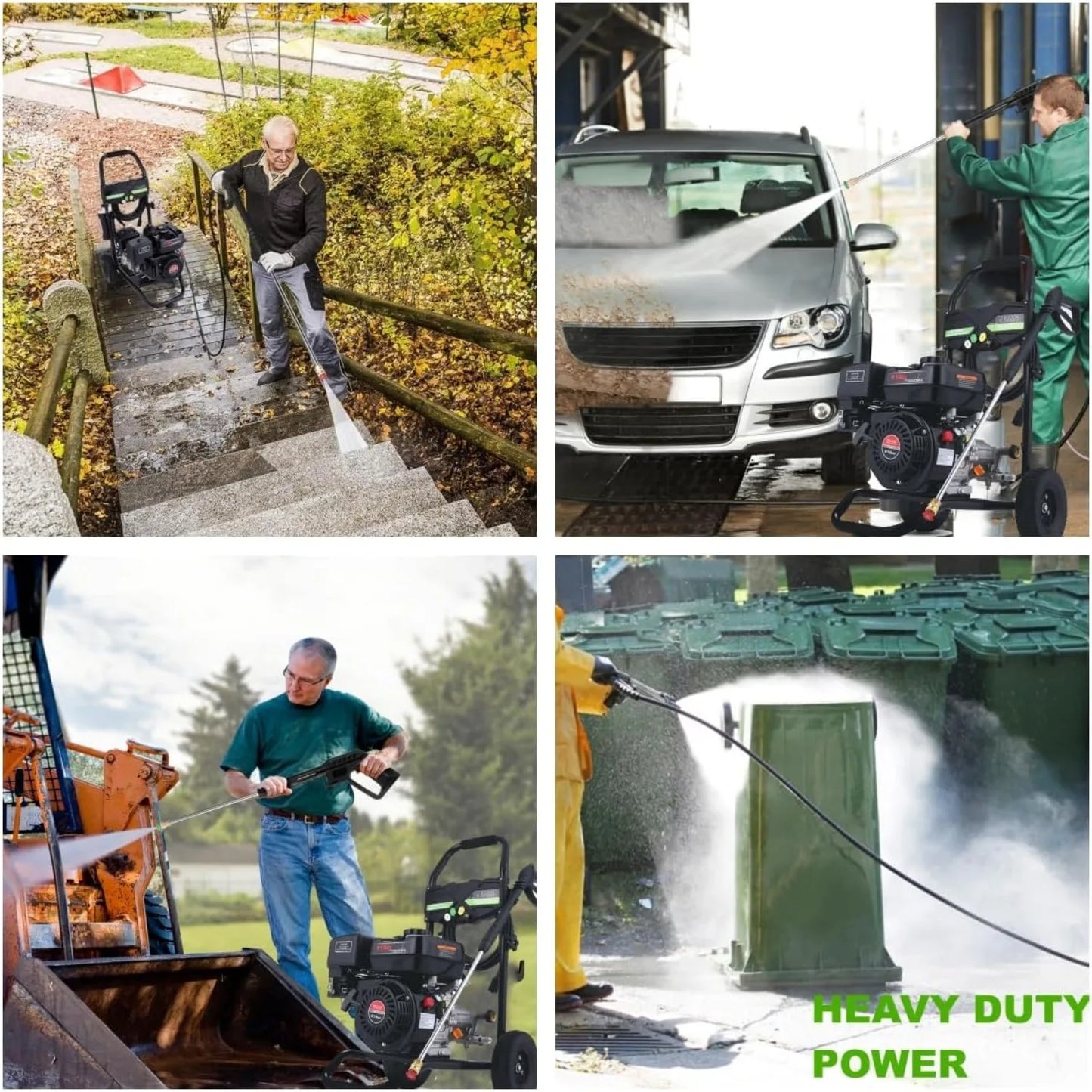 4200PSI Pressure Washer 4.0GPM Gas Power Washer 212CC Gas Powered Washing Machine Commercial High Pressure Washer