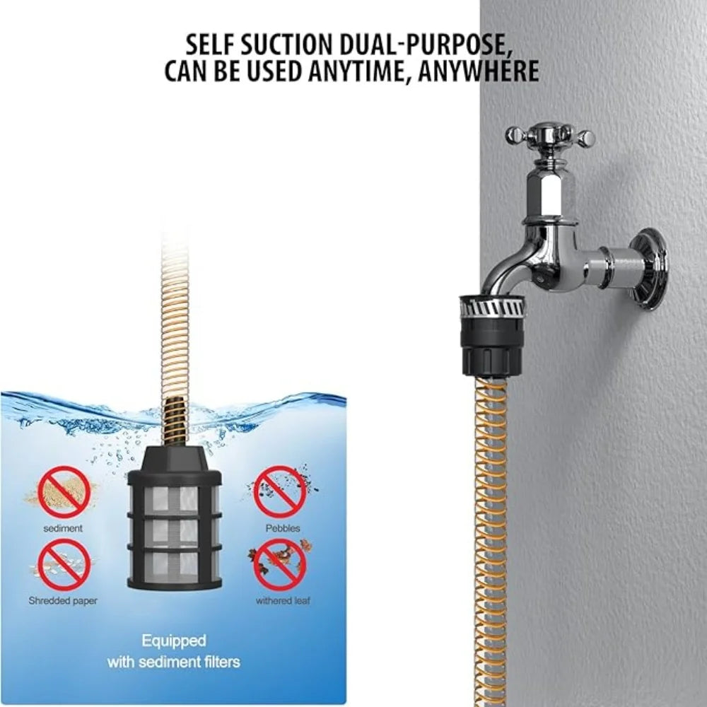 5000W Electric High Pressure Washer 350Bar/5000PSI Quick Power Jet Was with flow rate of 5L/min for Terraces,Gardens,Camping car