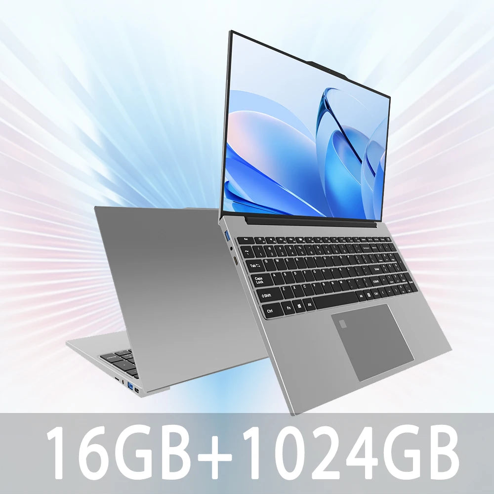 15.6"Laptop Intel Celeron i7-6500 notebook gamer 32GB RAM 2TB SSD Office Study PC Computer Windows11 1920*1080 Resolution laptop