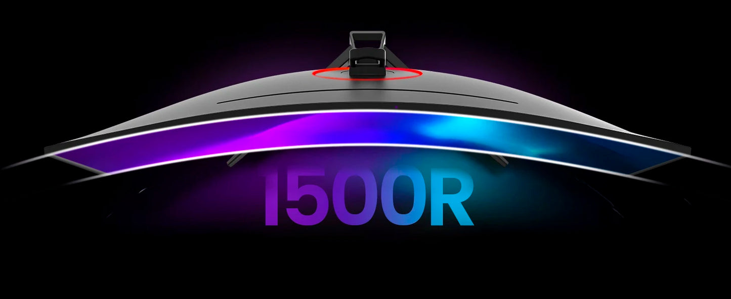 34" Curved Gaming Monitor, IPS WQHD(3440x1440P) 165Hz 1500R 21:9 UltraWide PC Display, 128% sRGB, AMD FreeSync, Blue Light Filte