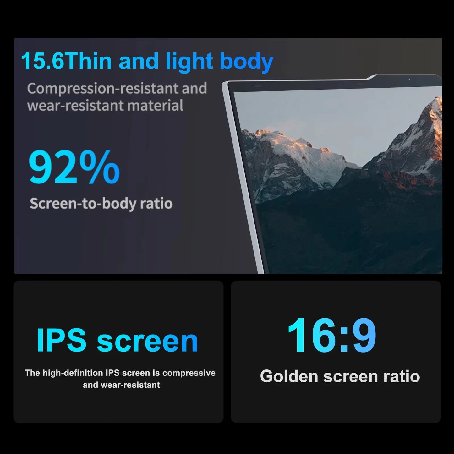 Windows 11 Pro 15.6" Ultra Slim Portable i7 Laptop intel Core i7 6500U 16GB DDR4 1TB 2TB SSD Fingerprint Office Gaming Laptop PC