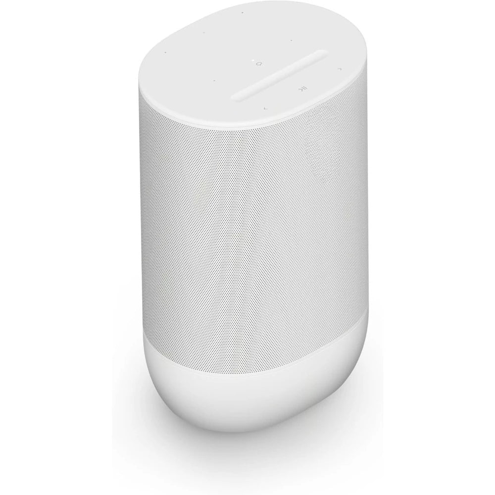 Free Delivery - White,Wireless Portable Bluetooth Speaker,10 Watts,giving you up to 24 hours of playback on a single charge.