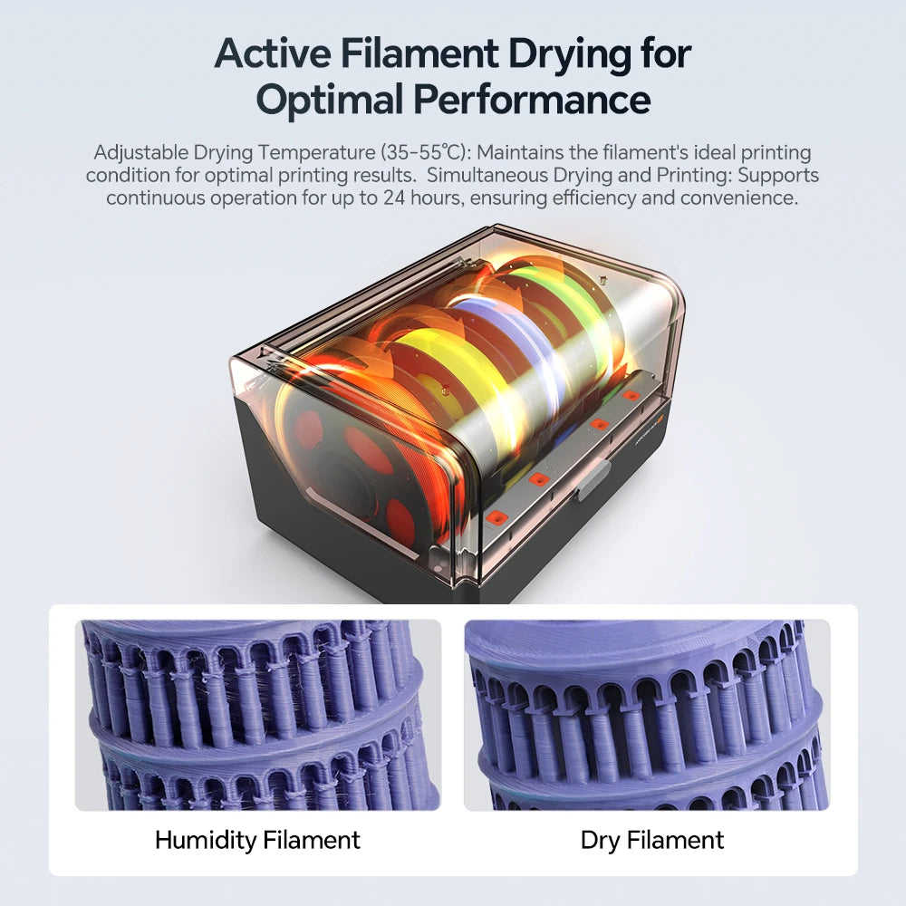 ANYCUBIC Kobra 3 V2 Combo AE Version 8 Colors 600mm/s Fast Printing 3D Printer ACE Pro Filament Drying APP Control 3D Printer