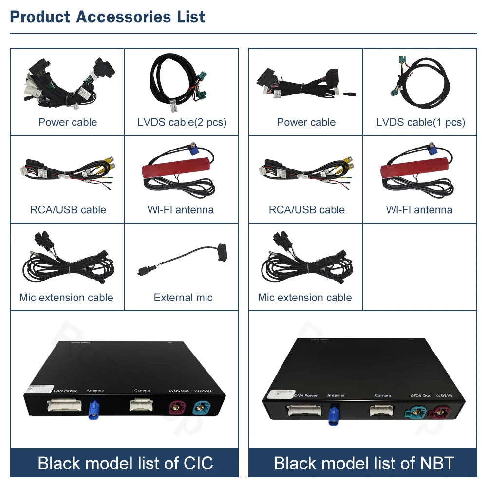 Road Top Wireless CarPlay Android Auto for BMW NBT EVO X5 F15 X6 F16 2014-2020 X1 F48 2016-2020 with Car Play Functions Airplay