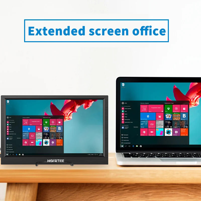 HGFRTEE 11.6inch Portable Monitor Gaming Extended Monitor HDMI-Compatible Laptop second screen For Switch/PS4/Raspberry Pi
