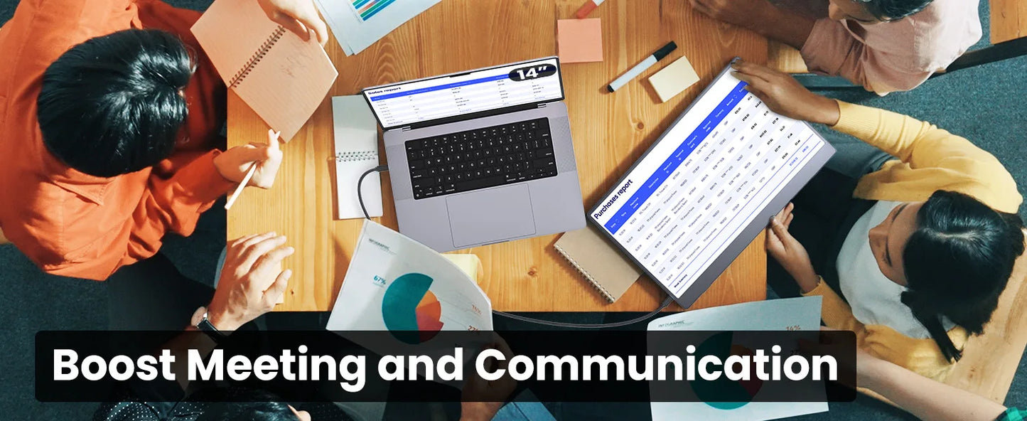 UPERFECT 16" 2K Portable Monitor 2560*1600 16:10 100%sRGB 500Cd/m² 120Hz Gaming Display For Xbox PS5 Switch Laptop Mac Phone