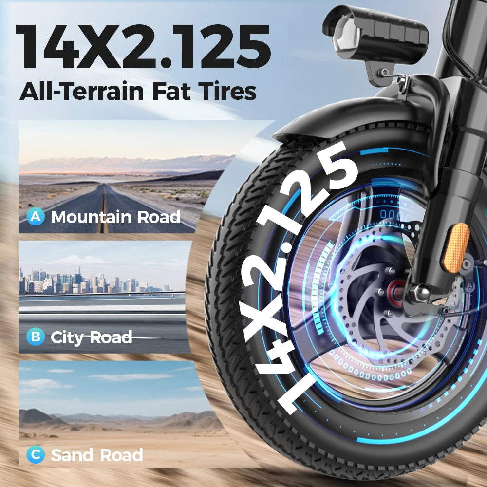 Electric Bike Bicycle Exercise Electric City Bike E Bike TOOFLY Folding Ebike 250W