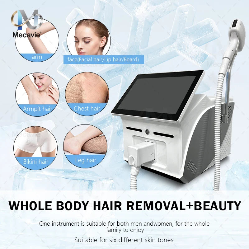 NEW Latest diode laser hair removal device with four wavelengths of 4000W painless permanent 808nm 940nm 1064nm 755nm Alexander