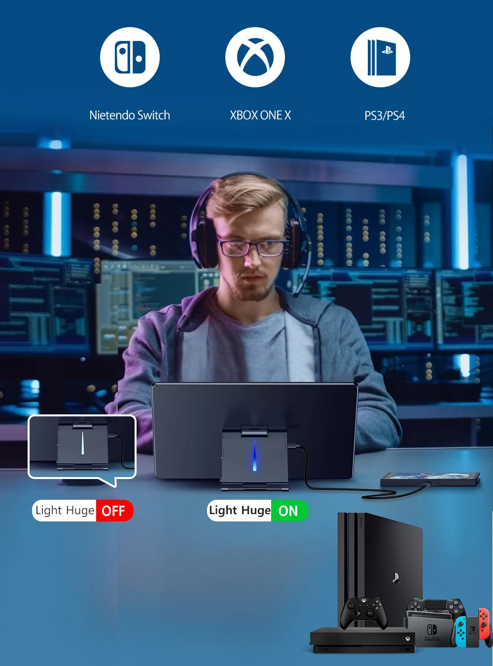 New UPERFECT y Portable Monitor With FHD 1080P Touch Screen Second Display For Laptop PC XBOX PS4 Samgsung DEX HUAWEI USB 3.1