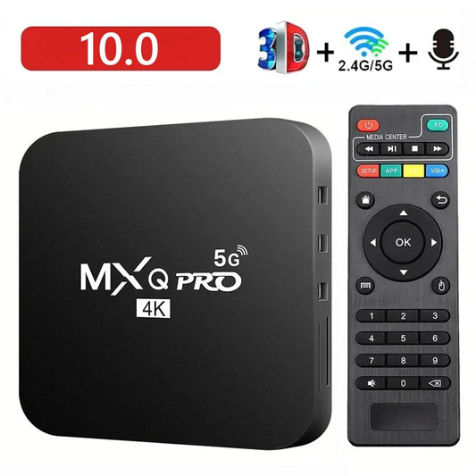 Android 12 Set Top Box 2.4G/5G Dual WiF Home Video Media Player RAM 1GB ROM 8GB Smart TV Box 4K HD Media Player Support TF Card