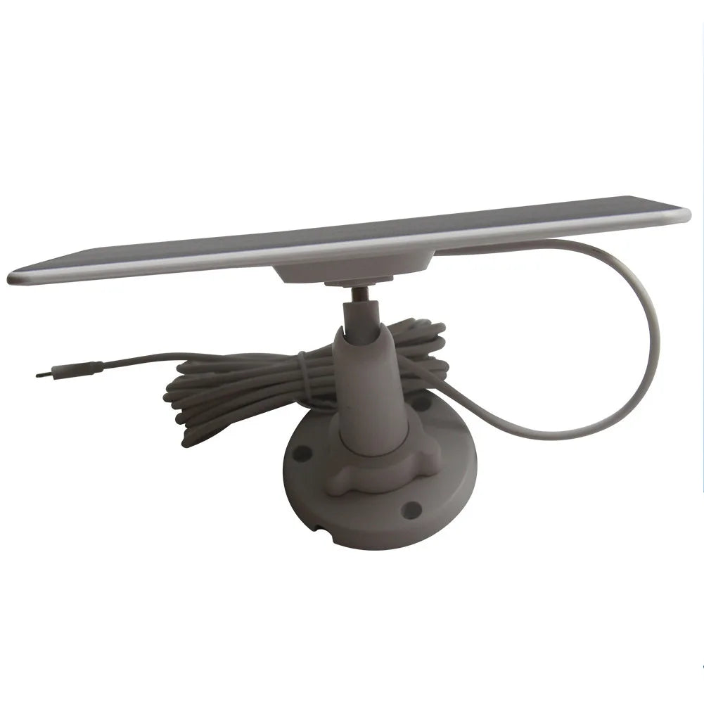 12W Security Camera Solar Panel DC 5V USB Solar Panel 360°Adjustable Mounting Outdoor Solar Cells Charger for Cameras