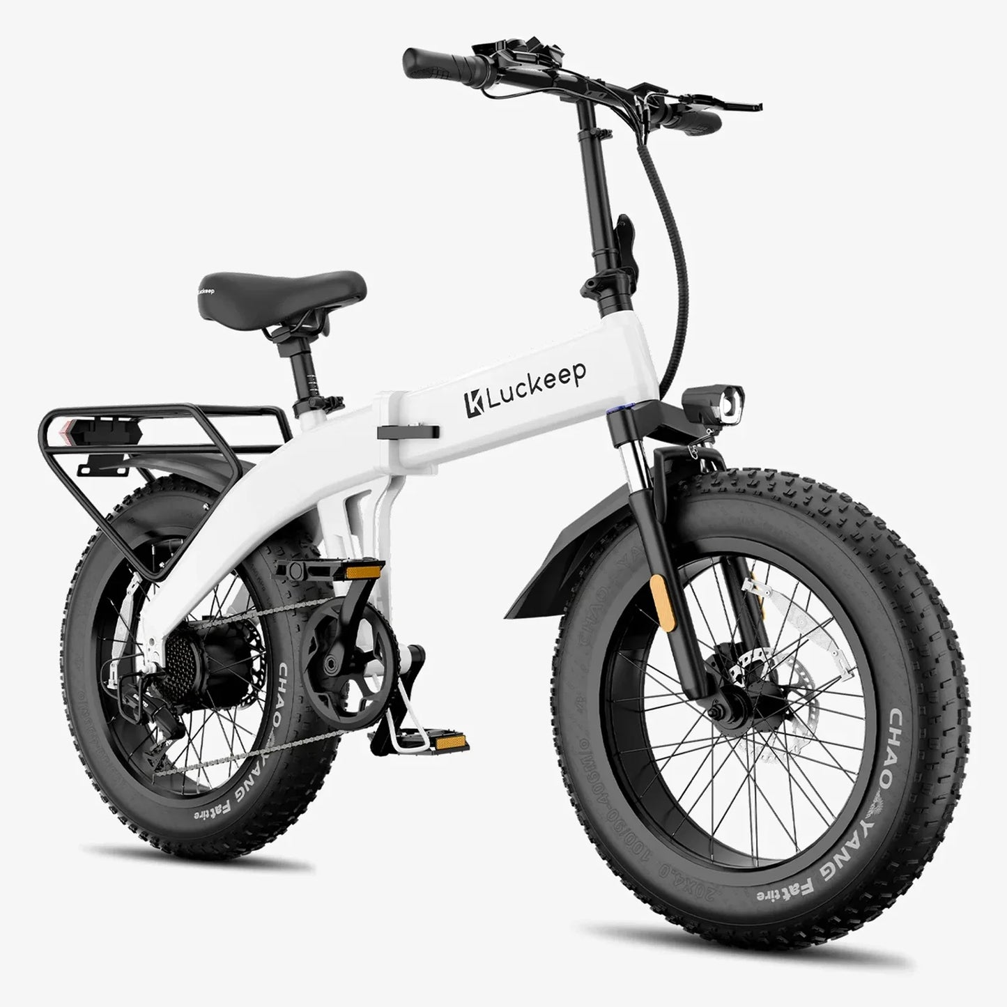 LIte Fold Electric Bike 1400W Peak Motor 48V15AH Removable Battery E Bike 20 Inch Fat Tire Commuter Electric Bicycle