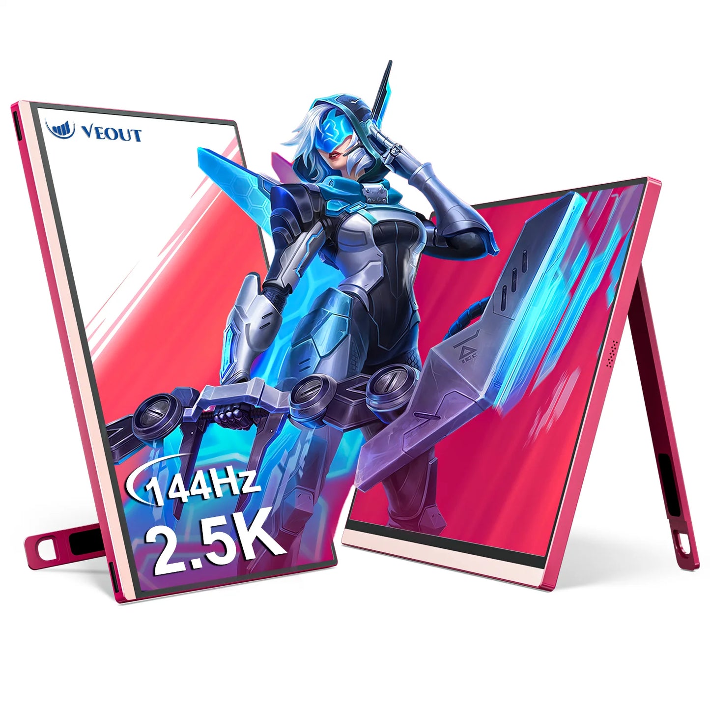 16 inch 2.5K 144Hz Portable Gaming Monitor,2560x1600 100% sRGB HDR FreeSync ,Ultra Slim w/Kickstand , Blue Light External Screen