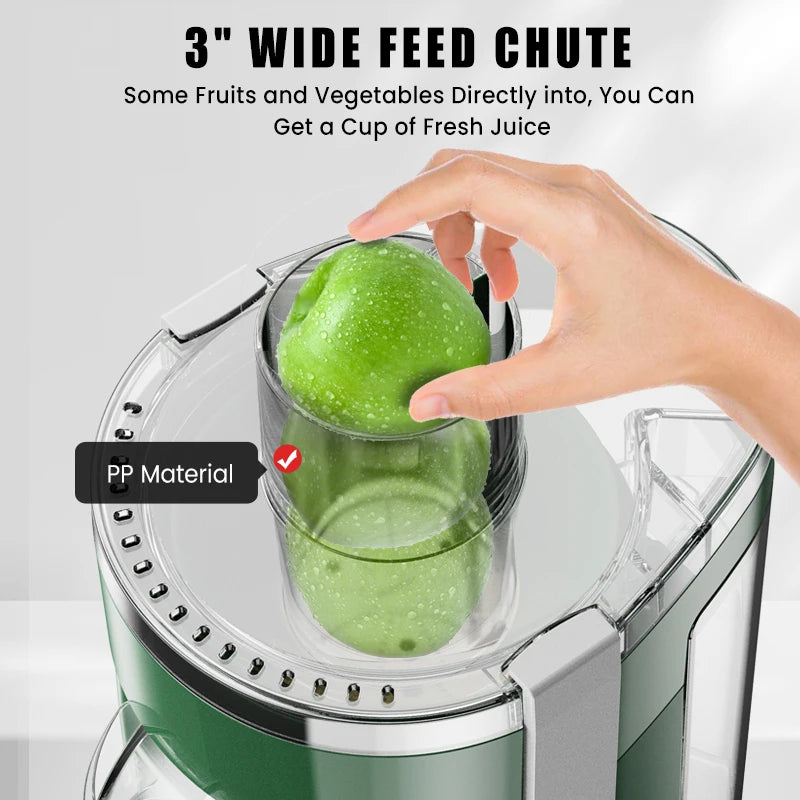 Compact Fruits Juicer , Juice Extractor Machine Multiple Safety Features Easy Operation Centrifugal Extractor Speed Adjustable