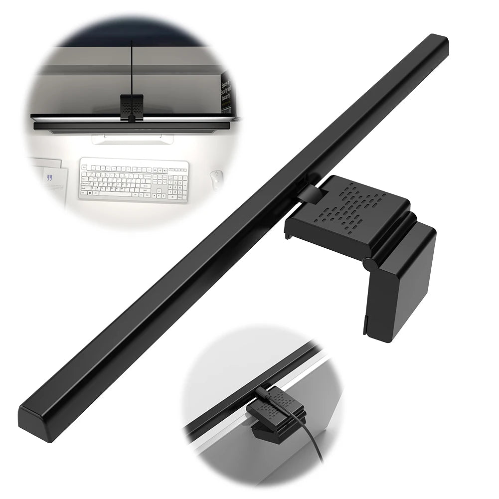 LED Computer Monitor Lamp Dimmable Desk Lamp USB Powered Screen Light Bar for Desk/Office/Home/Game