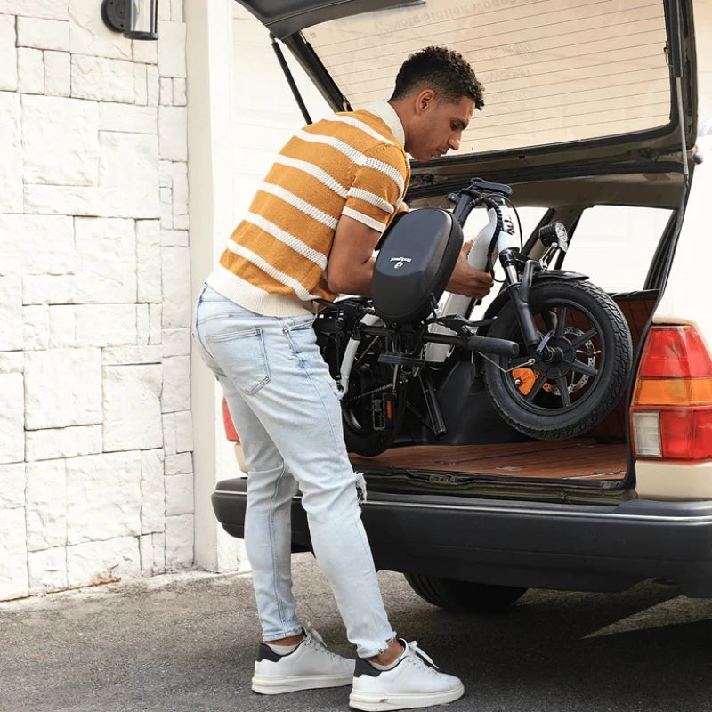 Bodywel T16PRO 14" Foldable Electric Bike 250W 36V 7.8Ah Lithium Battery Adults City E-Bike with LCD Display, Dual Disc Brakes