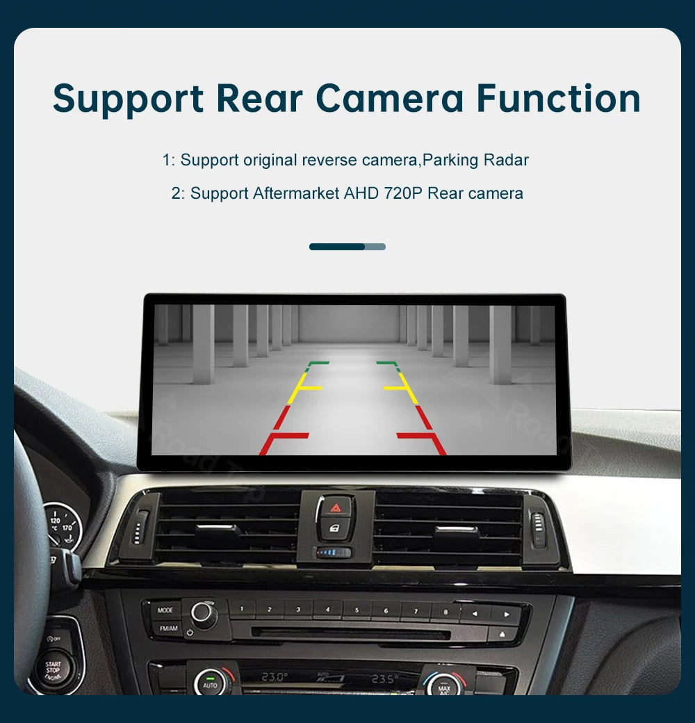 12.3 Wireless CarPlay Linux System Multimedia Display For BMW Series 3 4 F30 F31 F32 F33 F34 F36 2012-2018 Android Auto Airplay