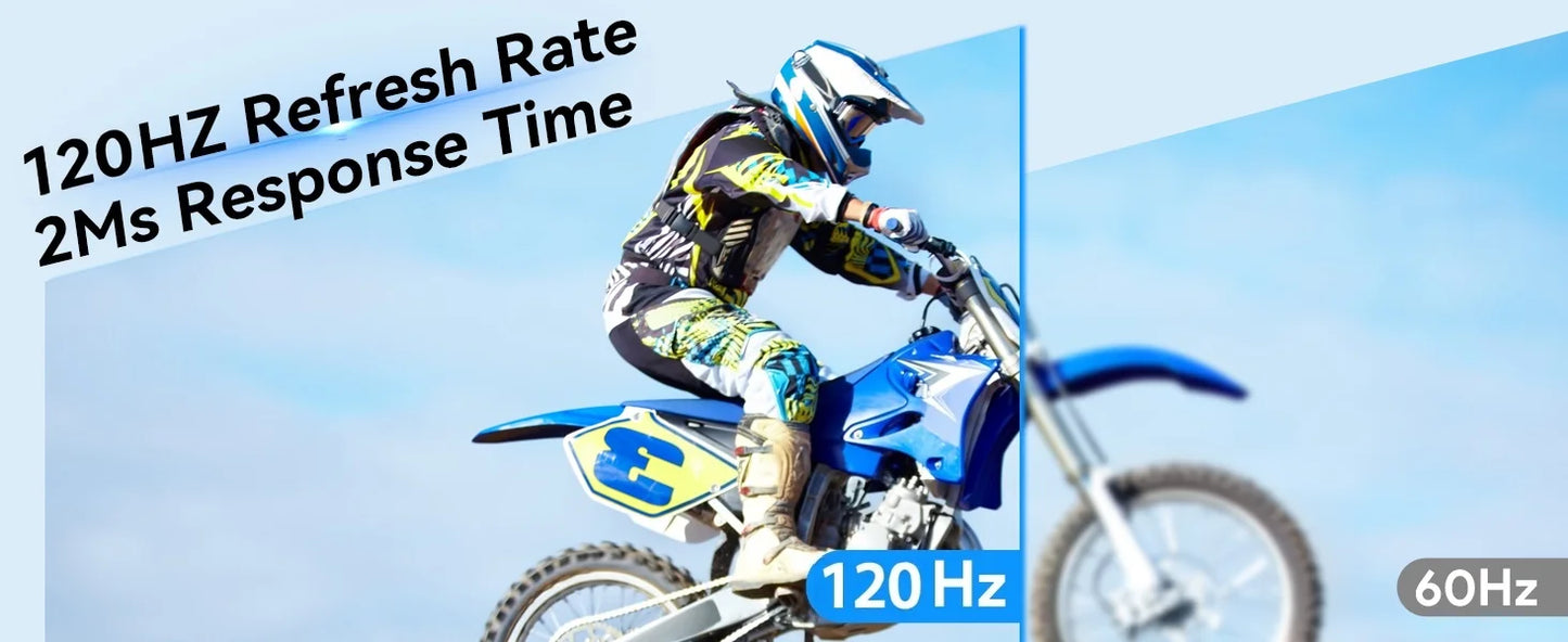 UPERFECT 18.5" TouchScreen Portable Monitor 120Hz 1MS Gaming Display 400Nits With FreeSync HDR VESA For Laptop Phone Xbox PS4/5