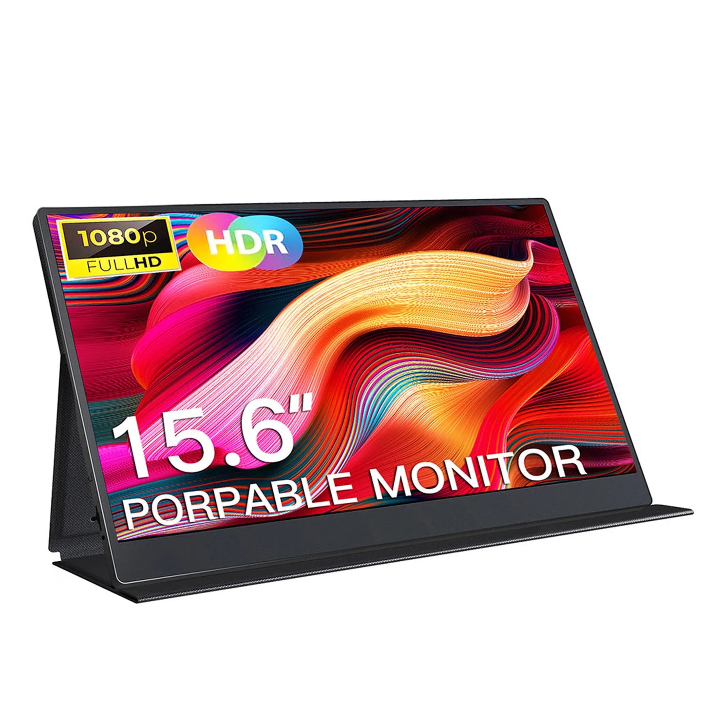 15.6 Inch Portable Monitor Dual Screen 1080P IPS External Second Screen for Mac Laptop PC Switch2 Xbox PS4/5 Xbox Ship From US