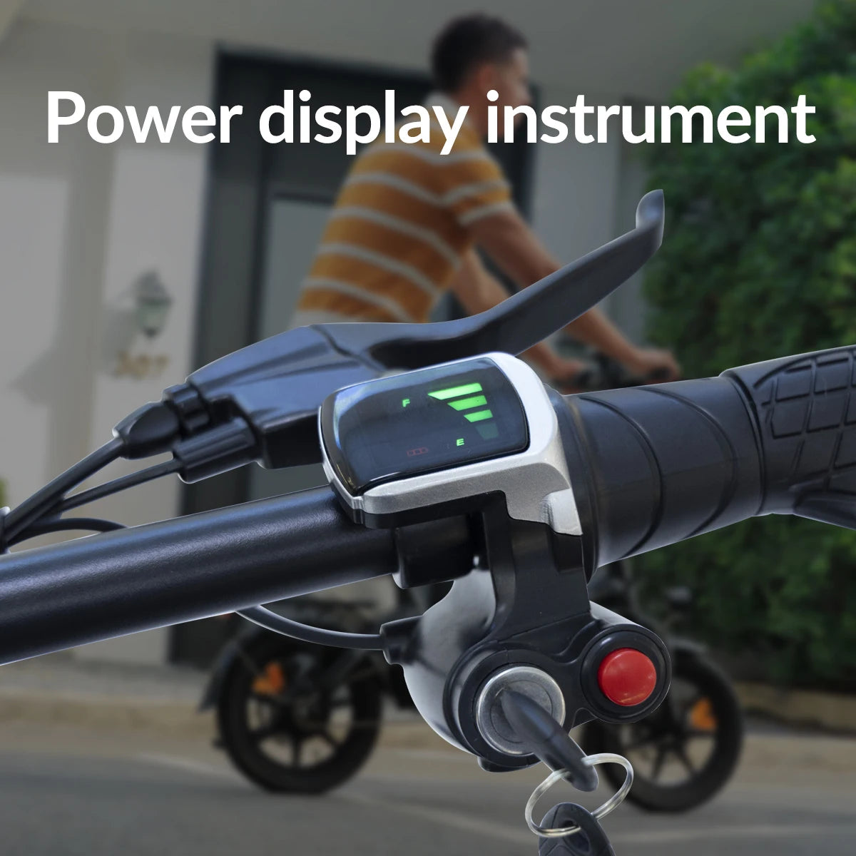 Bodywel T16PRO 14" Foldable Electric Bike 250W 36V 7.8Ah Lithium Battery Adults City E-Bike with LCD Display, Dual Disc Brakes