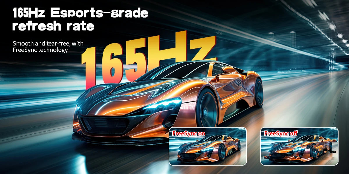 Gawfolk Monitor 34'' 144Hz Bandfish Screen Curved 1500R Gaming Bezel-less Slim 400HDR Nits 100% SRGB Wide Color Gamut FAsT VA Te