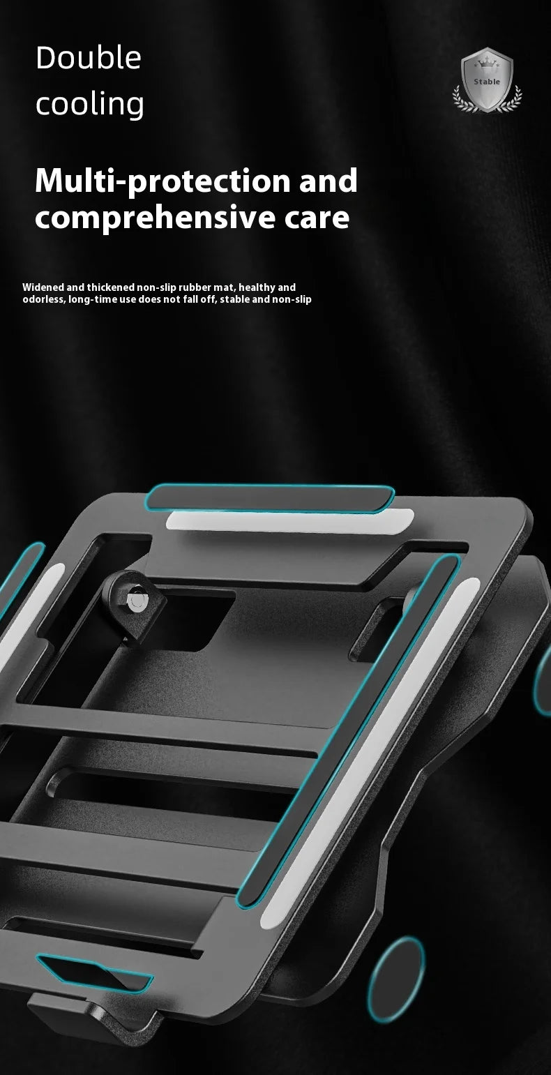 Laptop Tablet HolderAdjustable Foldable Bracket Laptop Tablet Stand Universal Portable Notebook Stand Cooling Support Anti Slip