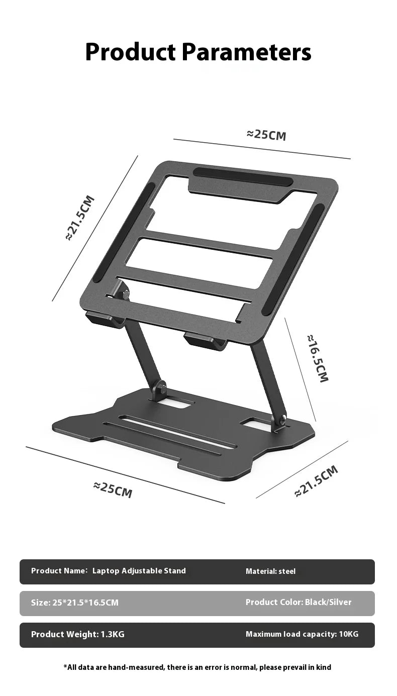Laptop Tablet HolderAdjustable Foldable Bracket Laptop Tablet Stand Universal Portable Notebook Stand Cooling Support Anti Slip