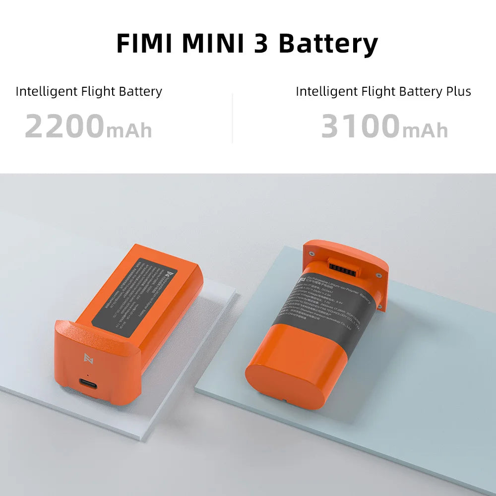 FIMI Mini 3 4K GPS drone with 3-Axis Gimbal 249g 4K/60FPS 48MP 9KM Transmission 64-Min Flight Time Super Night Video Auto Return