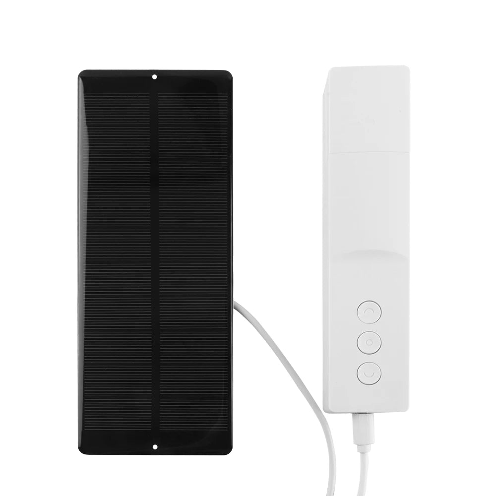 Zemismart New Update Tuya Zigbee Smart Roller Shade Driver Solar Panel Blinds Motor Power By Battery Alexa Google Home Yandex
