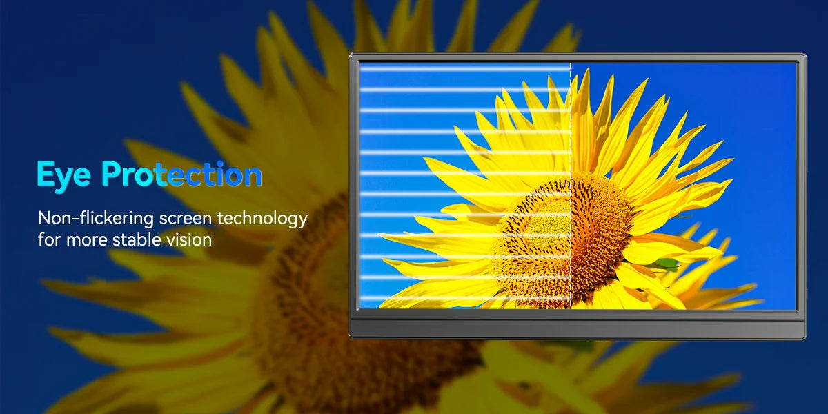 Hot sale VEOUT 15.6 inch 60HZ Portable Monitor for Laptop ,16:9 1080P Display LCD FHD External Second Computer Screen for Phone