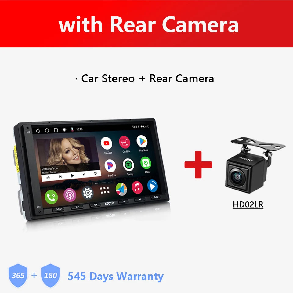 ATOTO Universal 7 inch Android Car Stereo Double 2 Din Multimedia Player Carplay Screen Android Auto 2Din Bluetooth Radio A6