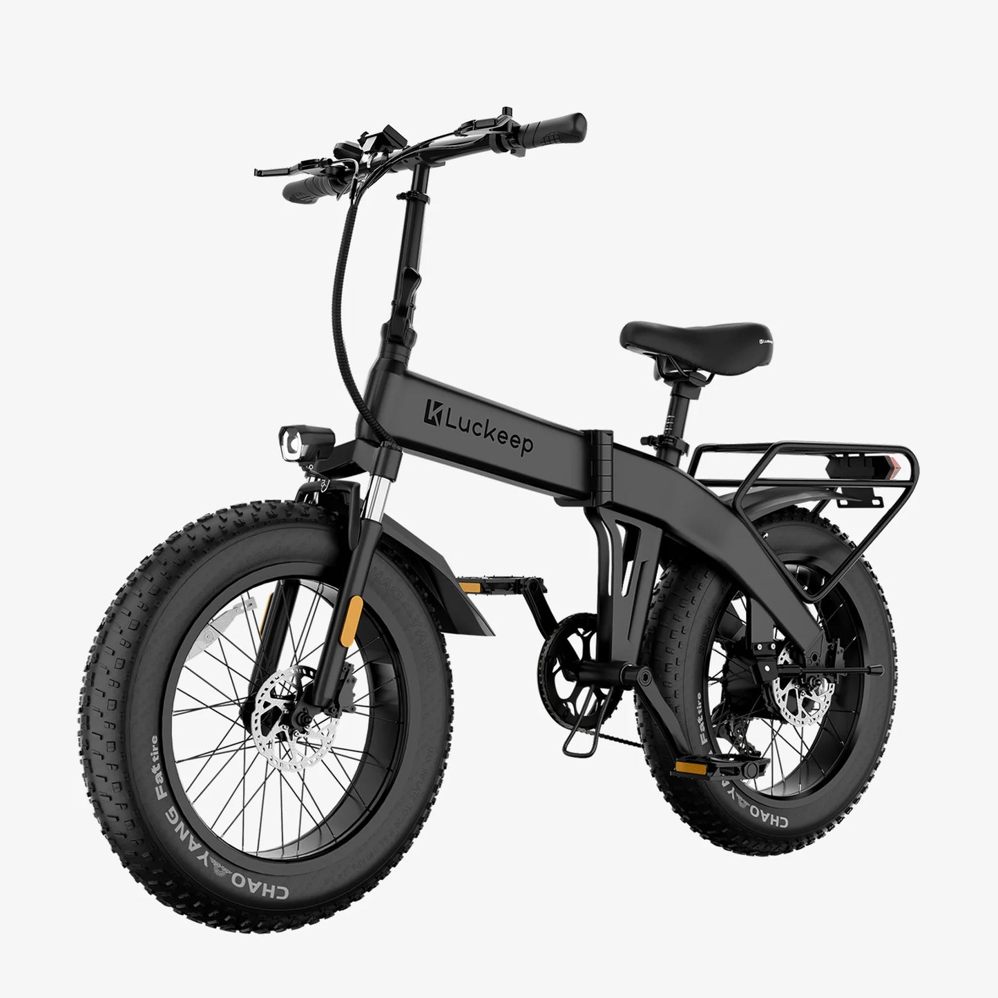 LIte Fold Electric Bike 1400W Peak Motor 48V15AH Removable Battery E Bike 20 Inch Fat Tire Commuter Electric Bicycle