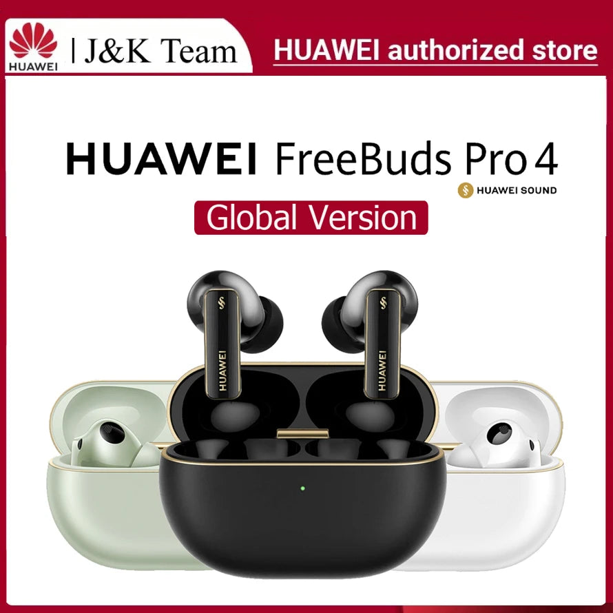 HUAWEI Freebuds Pro 4,headphone,Intelligent Dynamic ANC,compatible with iOS and Android,Dual-driver True Sound,Premium Sounds