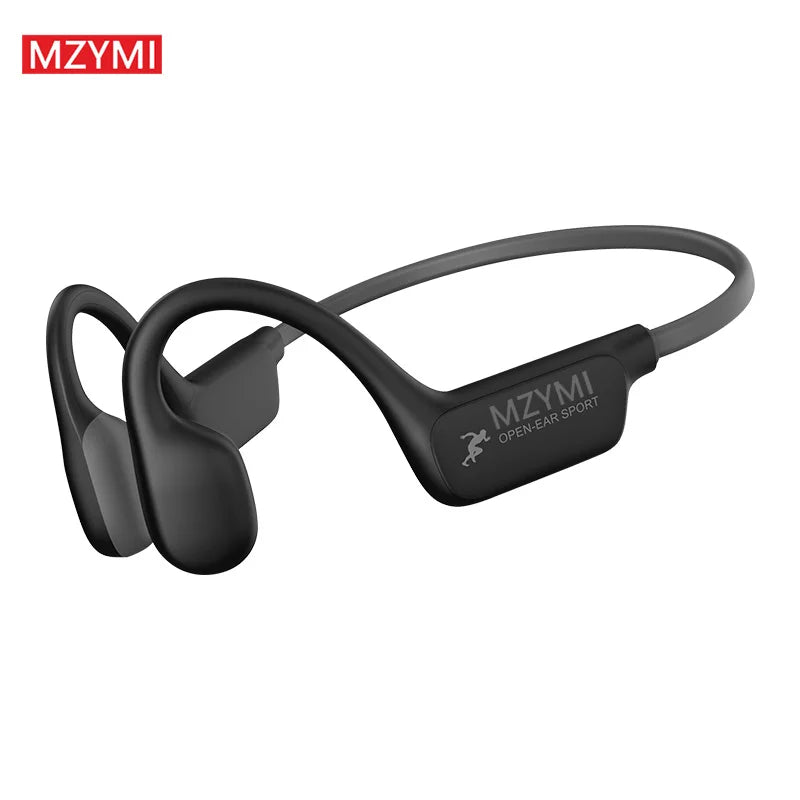 MZYMI Neckband Bluetooth 5.4 Headphones A28 TWS Wireless Earphones Bone Conduction Sports Waterproof Headset ENC Noise Reduction