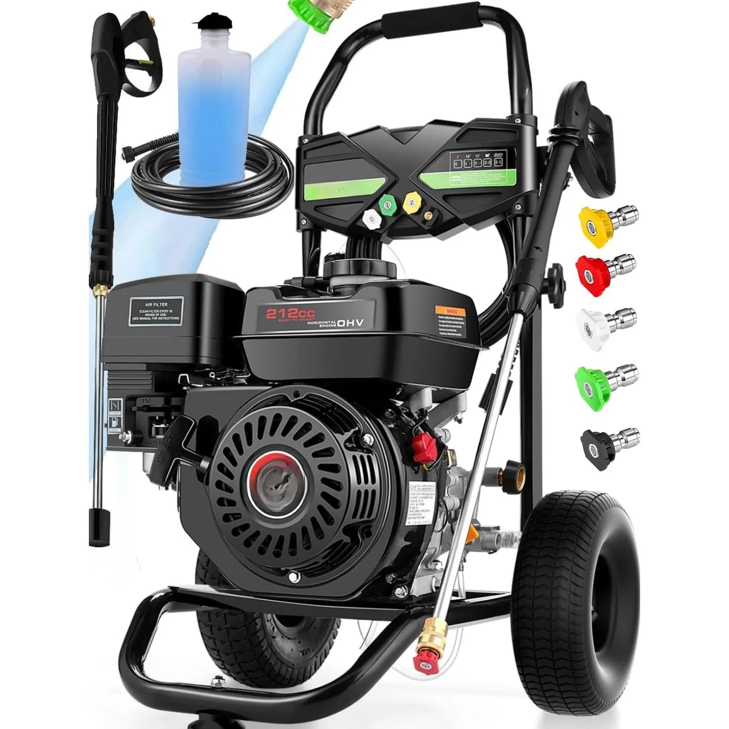 4200PSI Pressure Washer 4.0GPM Gas Power Washer 212CC Gas Powered Washing Machine Commercial High Pressure Washer