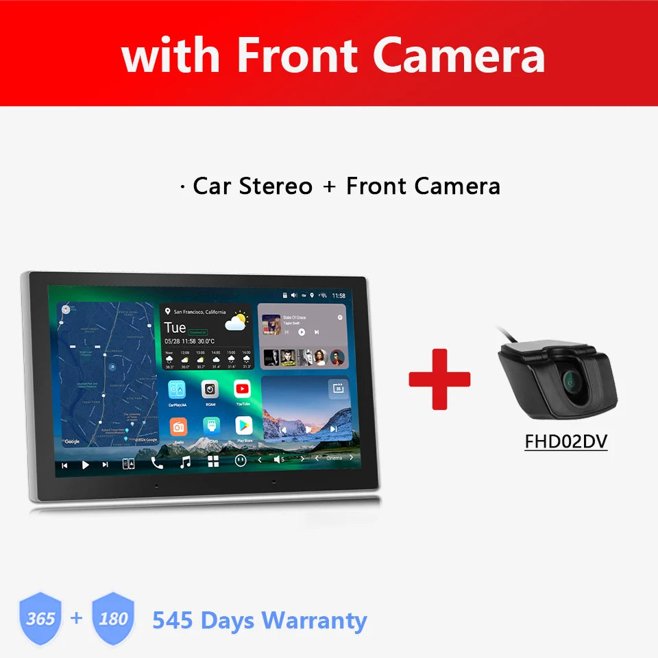 ATOTO 10 inch QLED Android Car Stereo 8G+128G Bluetooth Apple Carplay Screen Android Auto Navigation Radio Multimedia Player X10