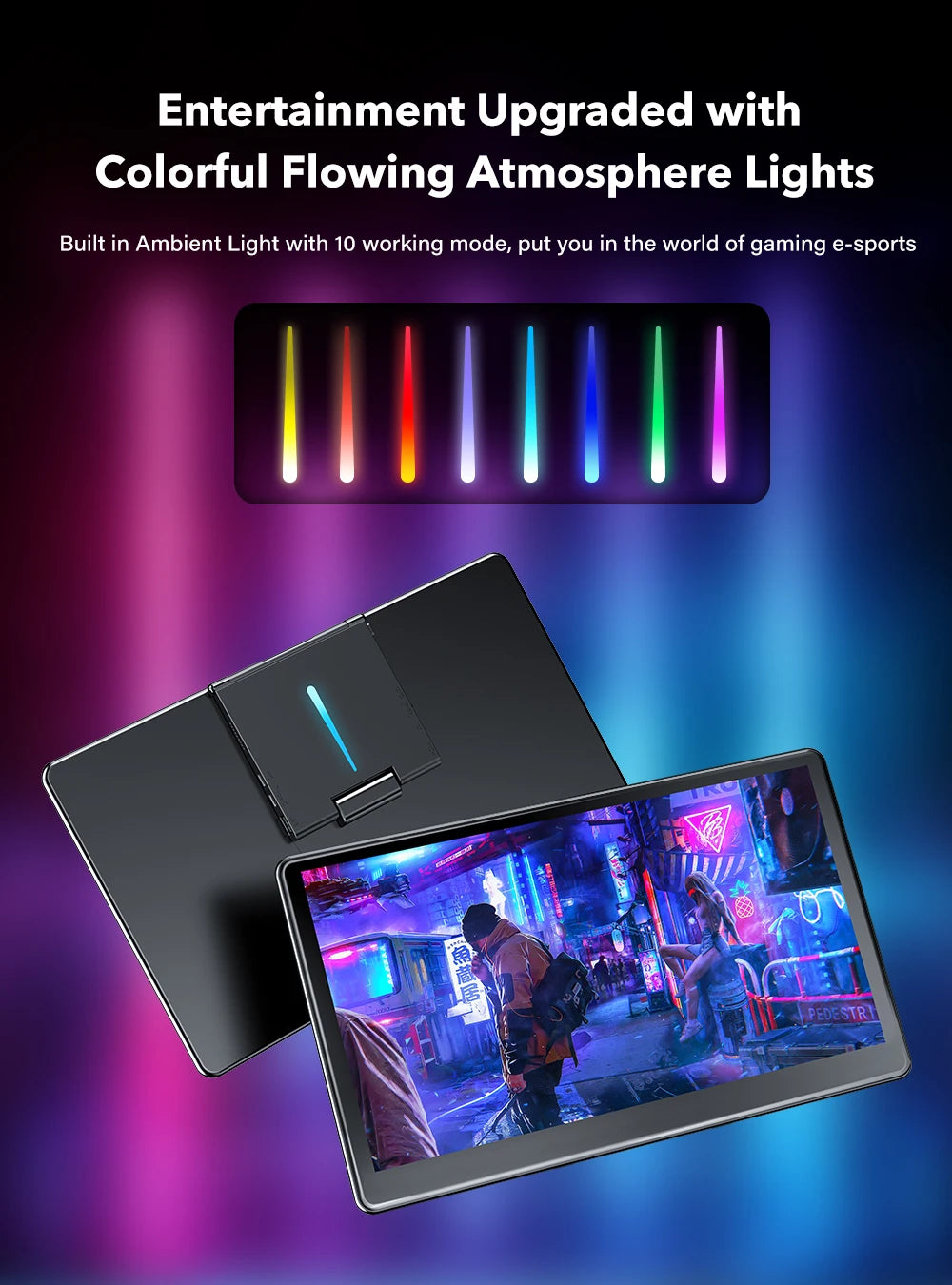 Uperfect Unify Y Touchscreen Portable Monitor 15.6" FHD 1080P IPS Screen with Adjust Kickstand 2000:1 USB C HDMI HDR Display