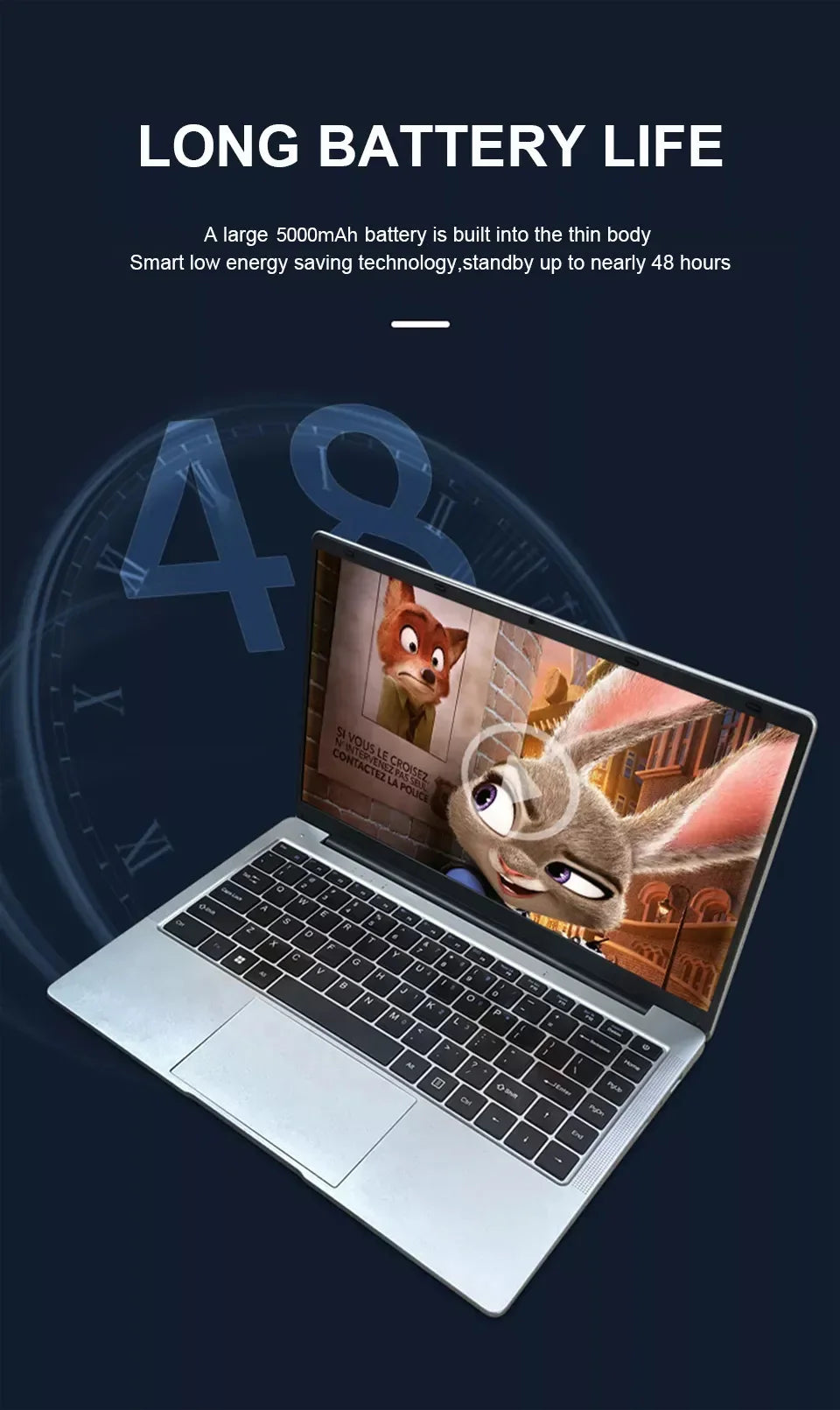 New Laptop Computer Windows 11 Pro Intel Atom A3950 2025 Notebook PC Gamer 12GB RAM 512GB 1TB SSD 1920*1080 Office Computer