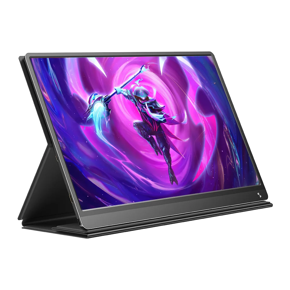 UPERFECT 15.6'' Portable Monitor IPS HDR FHD Matte Screen Eye Care With 10-Point Capacitive Touch 10800mAh Rechargeable Battery