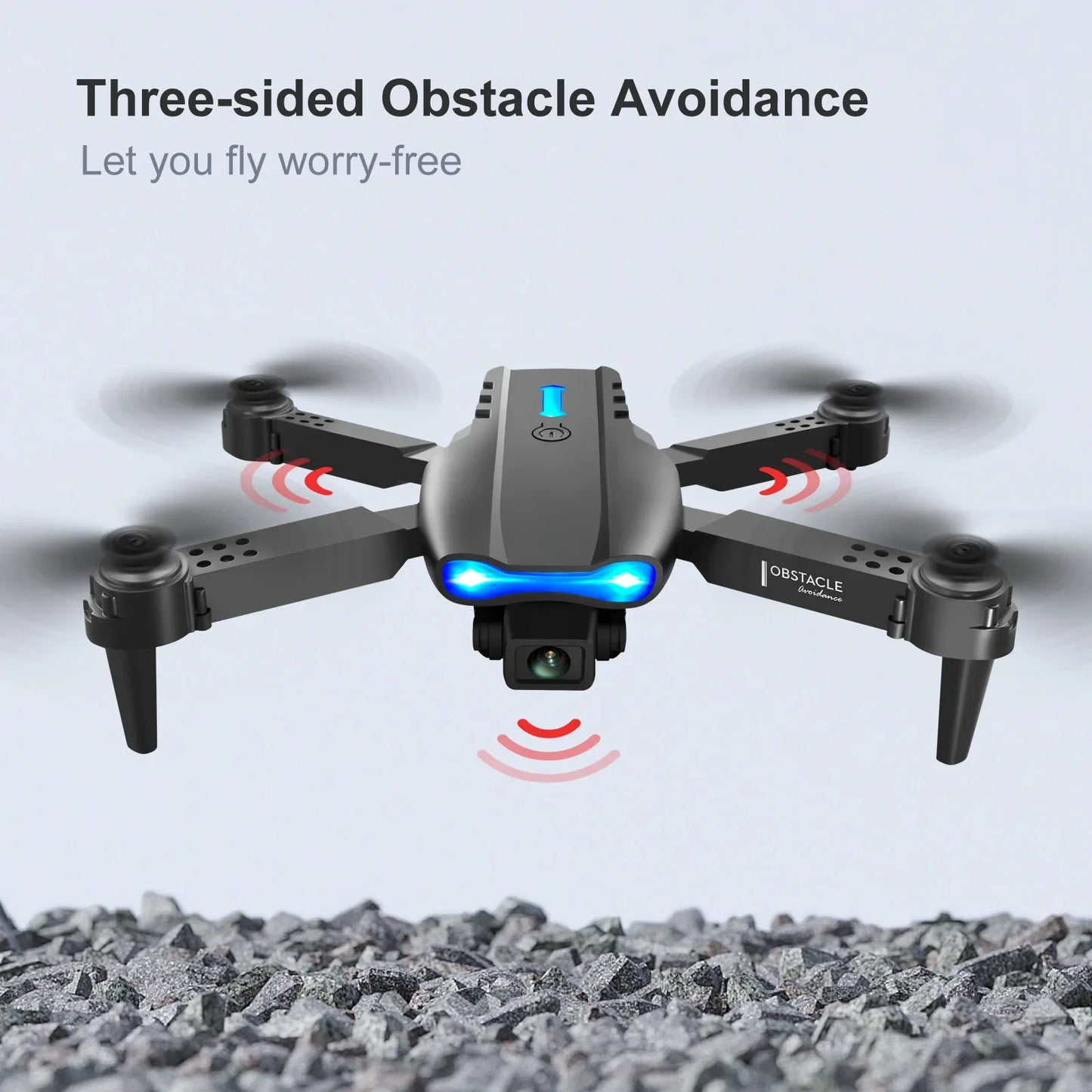 E99/E88 4K Professional RC Drone Wide HD Camera WIFI FPV Real Time Transmission One Key Start Ideal Gift Toy for Adults and Kids