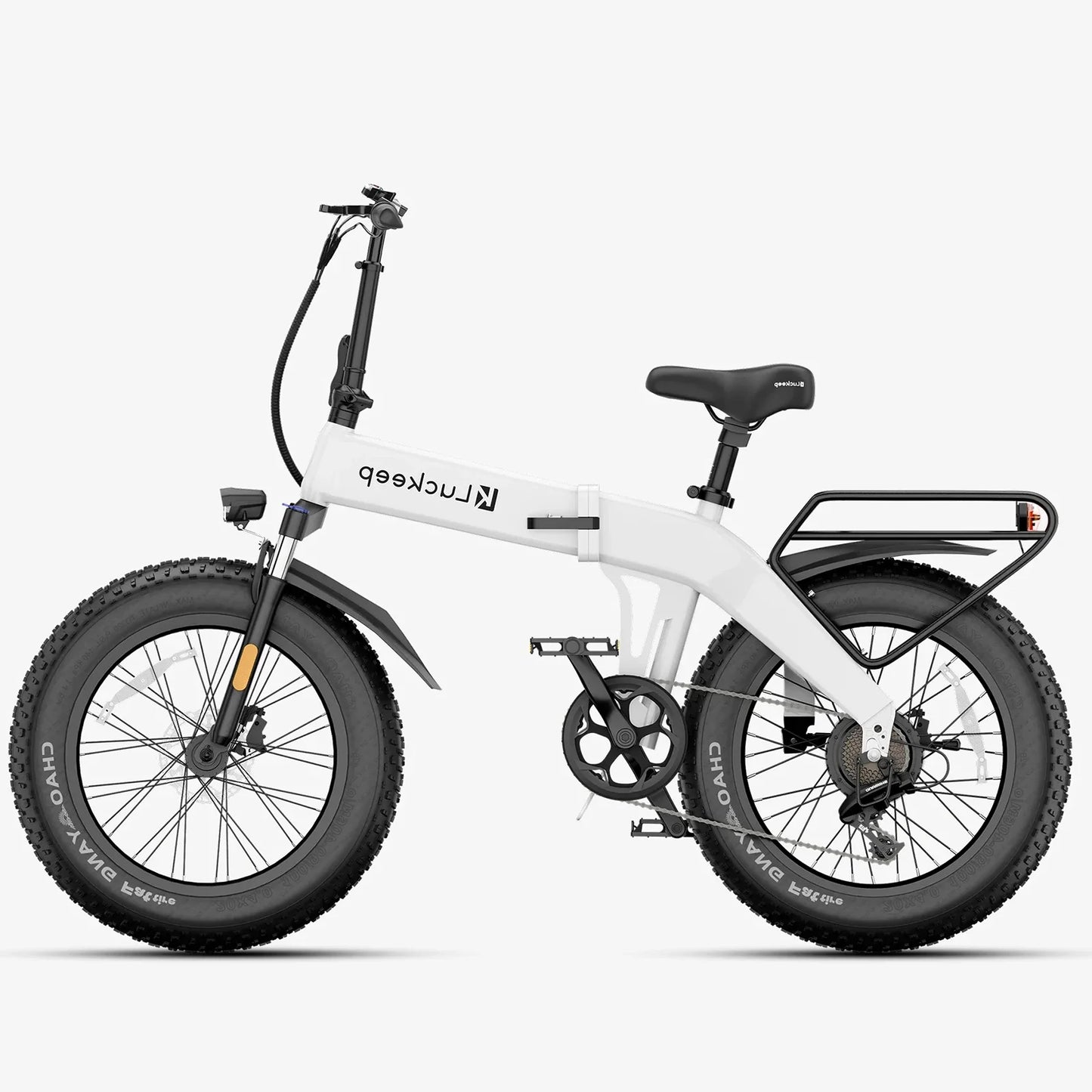 LIte Fold Electric Bike 1400W Peak Motor 48V15AH Removable Battery E Bike 20 Inch Fat Tire Commuter Electric Bicycle