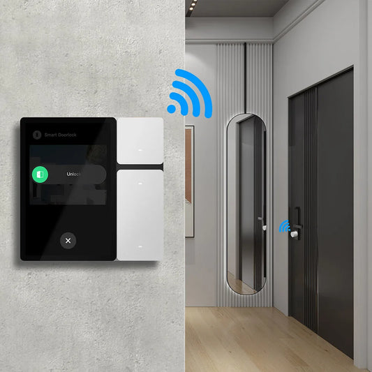 TPP06 WiFi for Tuya Center Control Panel 3.5 Inch Multi-functional Touch Screen Control Panel IR Remote Control for Intelligent