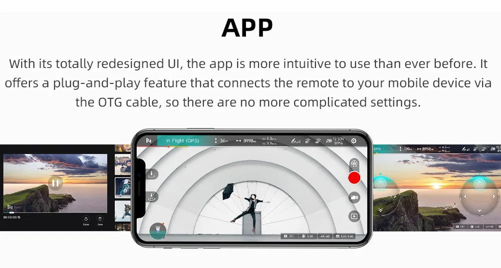 FIMI Mini 3 4K GPS drone with 3-Axis Gimbal 249g 4K/60FPS 48MP 9KM Transmission 64-Min Flight Time Super Night Video Auto Return