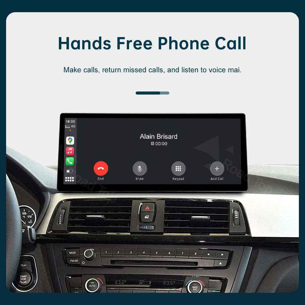 12.3 Wireless CarPlay Linux System Multimedia Display For BMW Series 3 4 F30 F31 F32 F33 F34 F36 2012-2018 Android Auto Airplay