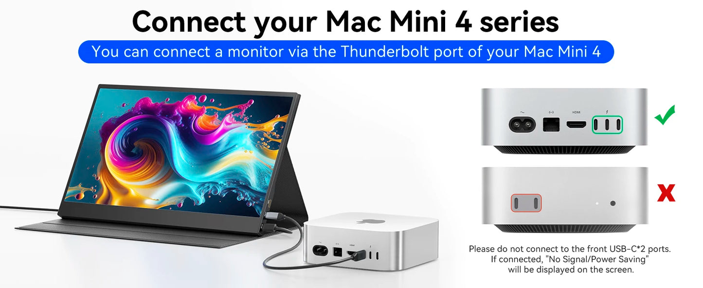 UPERFECT 16" 2K Portable Monitor 2560*1600 16:10 100%sRGB 500Cd/m² 120Hz Gaming Display For Xbox PS5 Switch Laptop Mac Phone