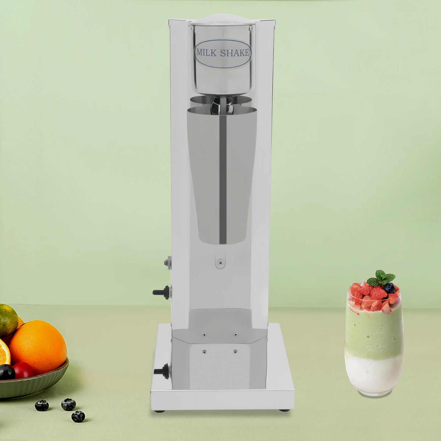 180W 650ML Commercial Milk Shake Machine Stainless Steel Milkshaker Machine 18000rpm Milk Cream Mixer