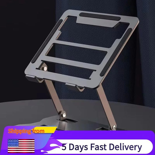 Adjustable Laptop Tablet Stand Holder Portable Anti Slip Stable Metal Bracket Universal Laptop Riser Notebook Stand for Macbook