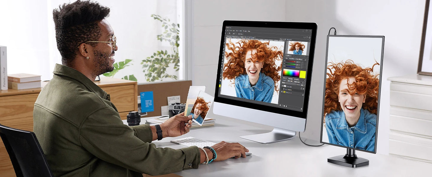 UPERFECT UMax 21 Touchscreen 21.5" 120Hz Computer Display 1080P 100% sRGB USB-C HDMI HDR Gaming Portable Monitor for Laptop Mac