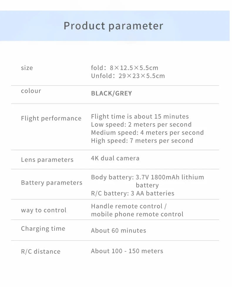 E99/E88 4K Professional RC Drone Wide HD Camera WIFI FPV Real Time Transmission One Key Start Ideal Gift Toy for Adults and Kids